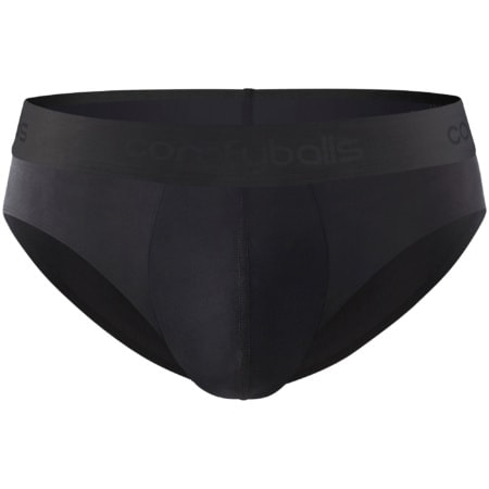 Black Cotton Brief (2-pack)