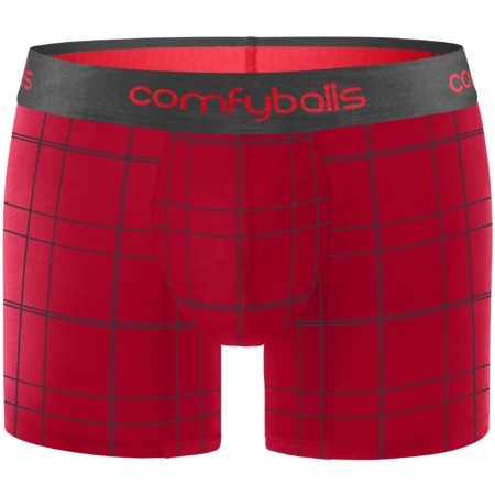 Comfyballs Red Checkered Cotton