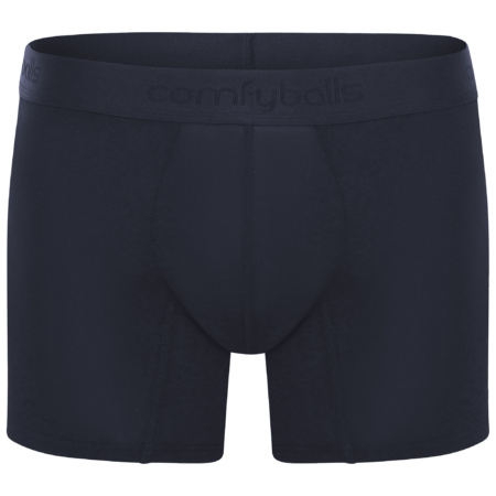 Comfyballs Long Ghost Navy Cotton Raised Waist